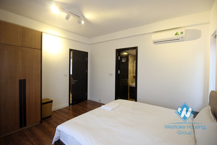 Nice apartment with outdoor balcony for rent on Westlake side, Tay Ho, Hanoi